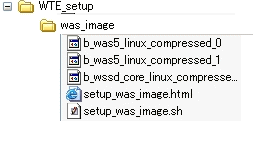 Files in the was_image directory for WSSD