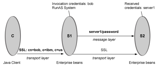 Scenario 3: Client certificate authentication and RunAs system