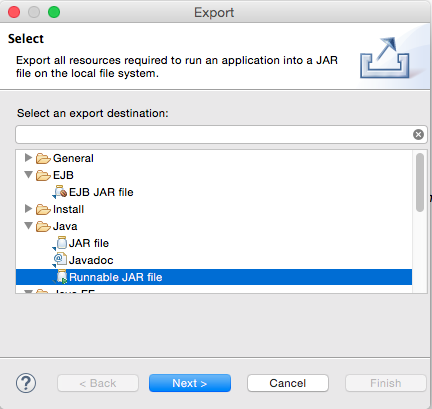 Export Jar File Selenium