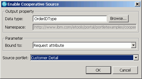 Enable Cooperative Source dialog