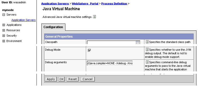 Java Virtual Machine property