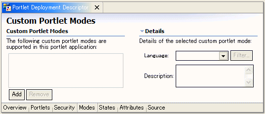 Customizing Custom Portlet Modes