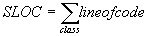 Source lines of code