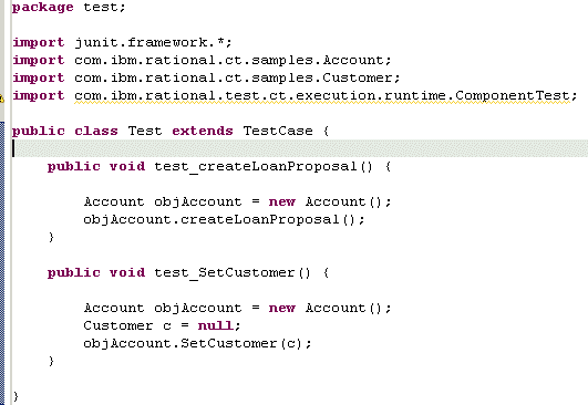 Example: method-level test script