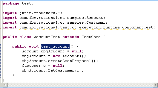 Example; scenario-based test script