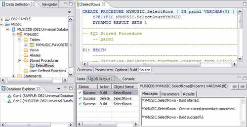 Stored procedure build