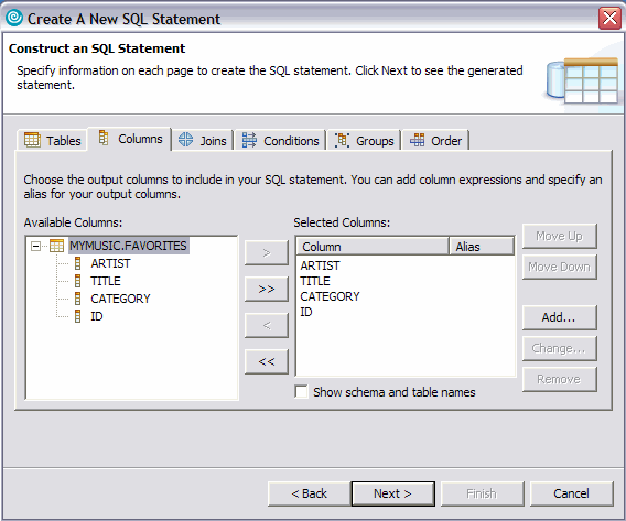 SQL Assist column