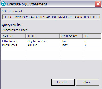 SQL Assist Execute Value