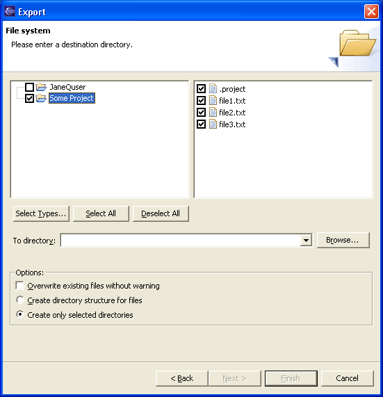 Export file system