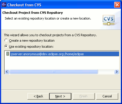 CVS Checkout wizard