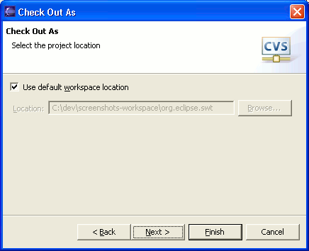 CVS Checkout wizard