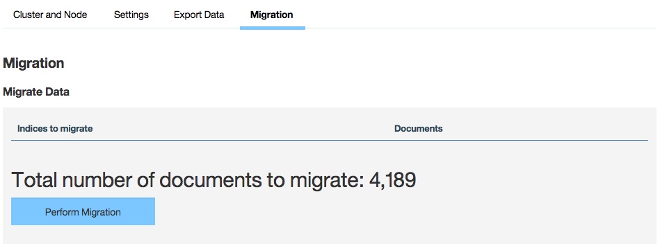 Migration page