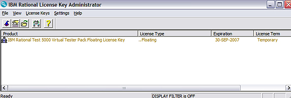 ibm rational license key server download